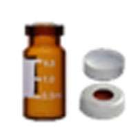 2ml Amber Crimp Vial , Part : HM-3376 , Box of 100pcs